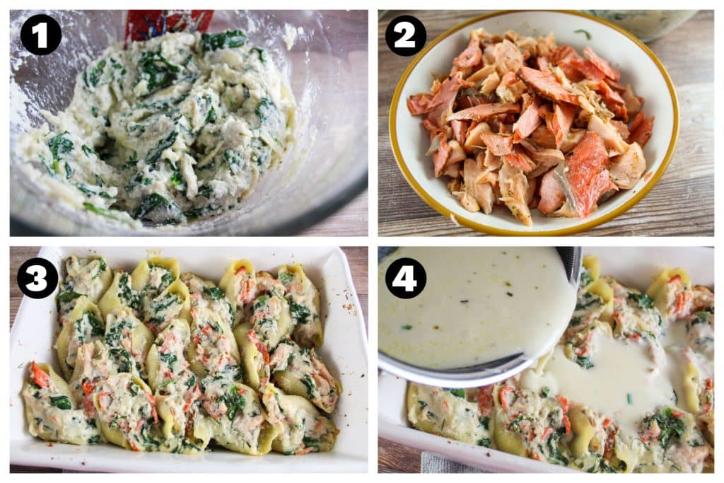 How to make Salmon Stuffed Shells