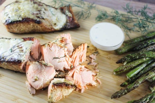 Salmon on the Blackstone - The Food Hussy