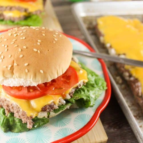 Sheet Pan Burgers