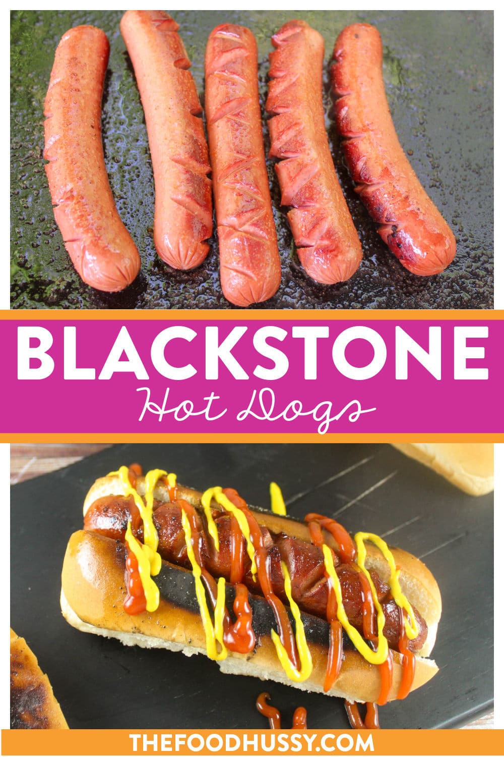 Hot Dogs on the Blackstone Griddle are a delicious dinner you can make in 5 minutes! Whether you just want a quick dinner or you're grilling for a crowd - enjoy. these dogs and they will wow the crowd! via @foodhussy