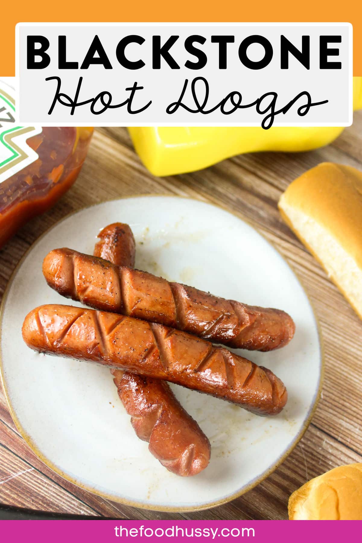 Hot Dogs on the Blackstone Griddle are a delicious dinner you can make in 5 minutes! Whether you just want a quick dinner or you're grilling for a crowd - enjoy. these dogs and they will wow the crowd! via @foodhussy