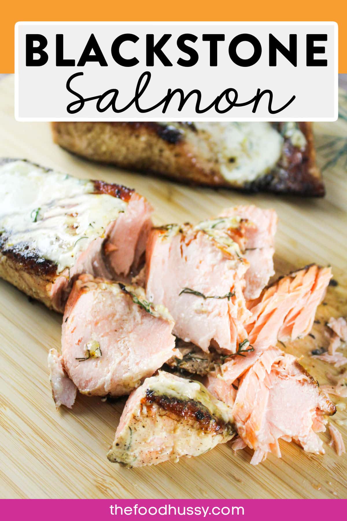 This Blackstone Salmon recipe will have you making salmon on the regular! It's easy to make and done in less than 15 minutes - plus the Blackstone always has easy cleanup. via @foodhussy