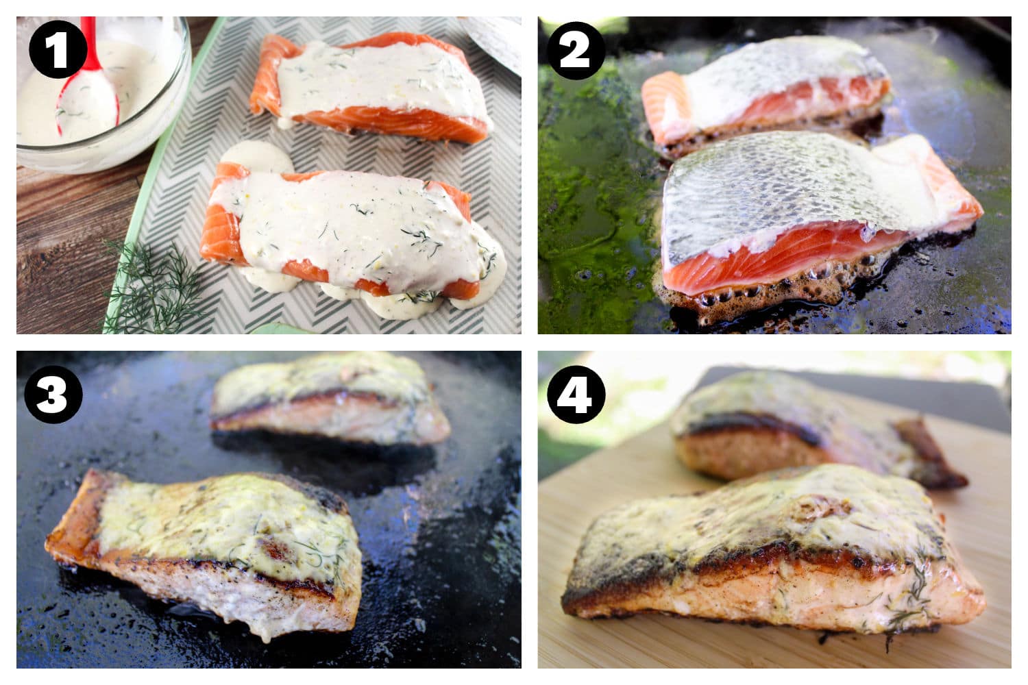 Salmon on the Blackstone - The Food Hussy