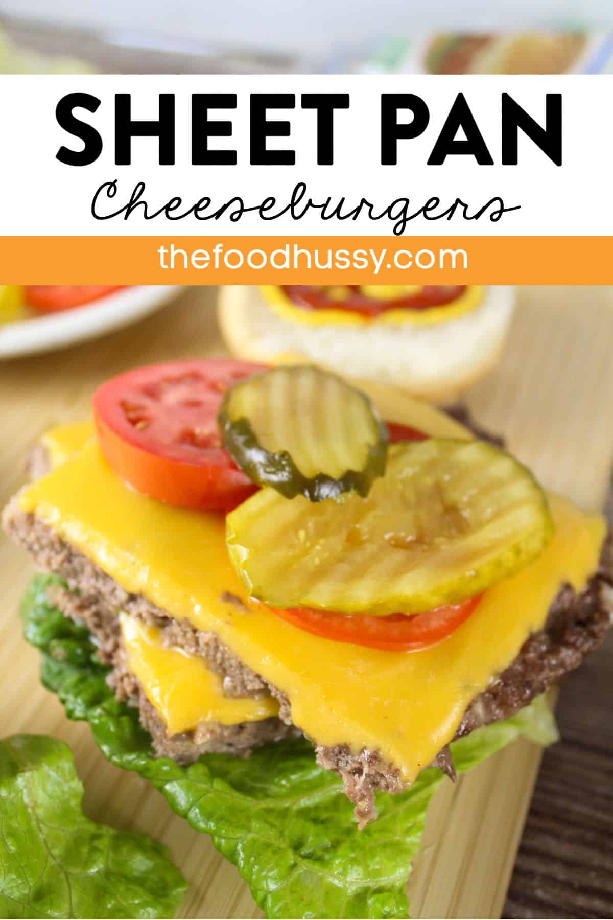 Sheet Pan Burgers are a delicious way to make burgers for a crowd without the grill or without the splatter of a skillet! Make 8-10 cheeseburger patties all at once in just 15 minutes! via @foodhussy