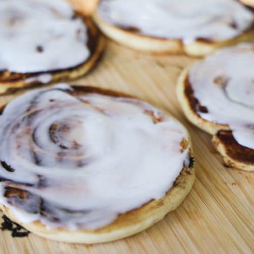 Blackstone Smashed Cinnamon Rolls