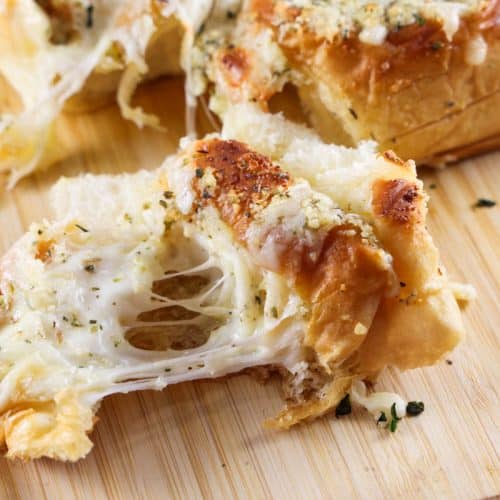 Hawaiian Roll Garlic Bread with Cheese