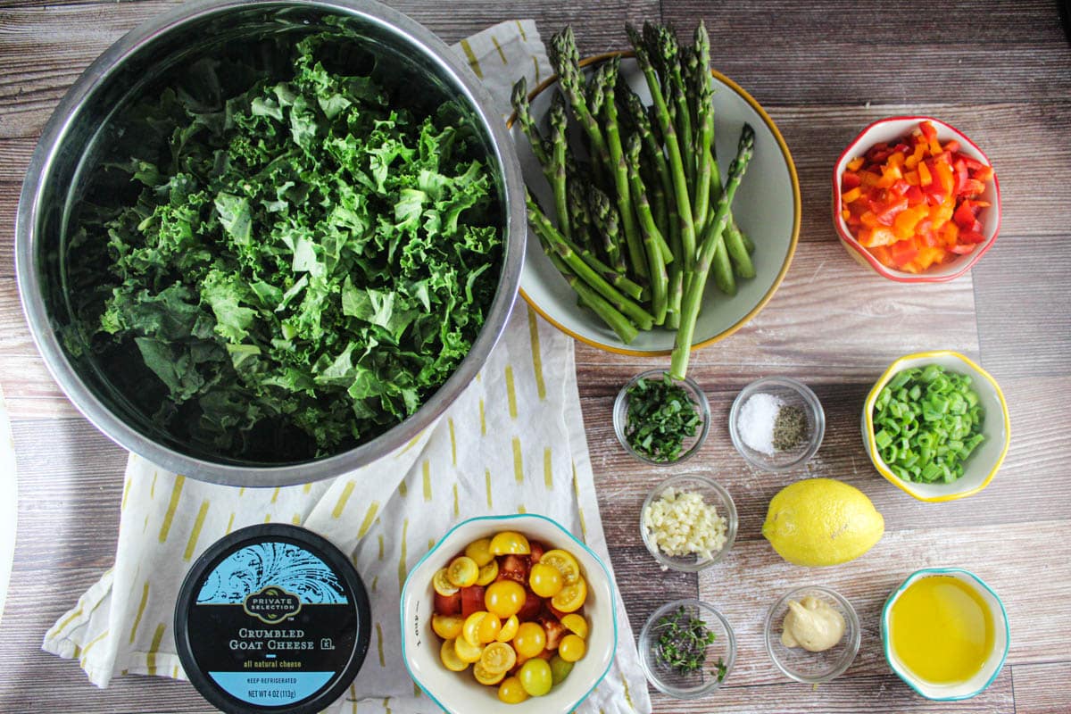 Asparagus and Kale Salad The Food Hussy