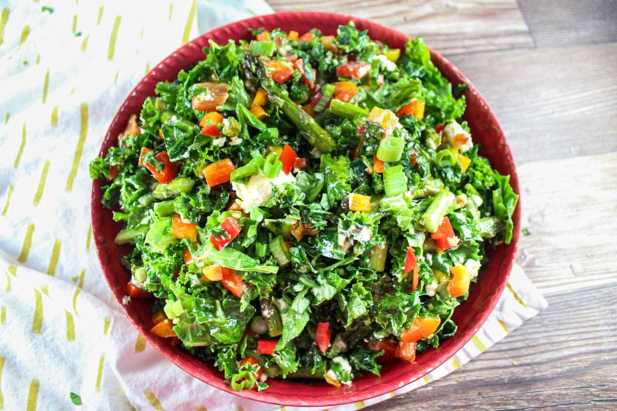 Asparagus and Kale Salad The Food Hussy