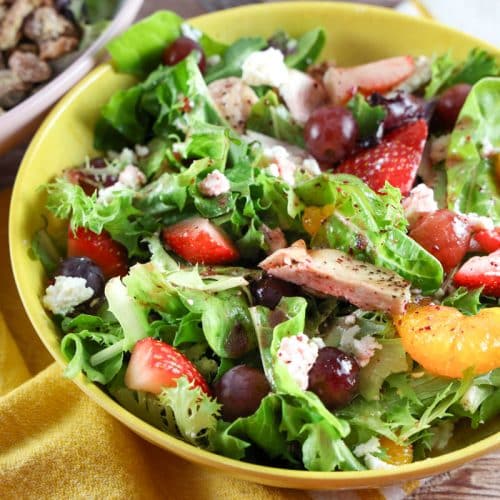 Longhorn Steakhouse Grilled Chicken & Strawberry Salad