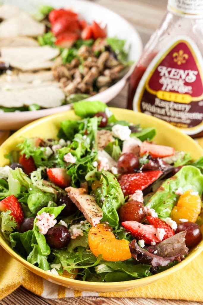 Longhorn Steakhouse Grilled Chicken & Strawberry Salad