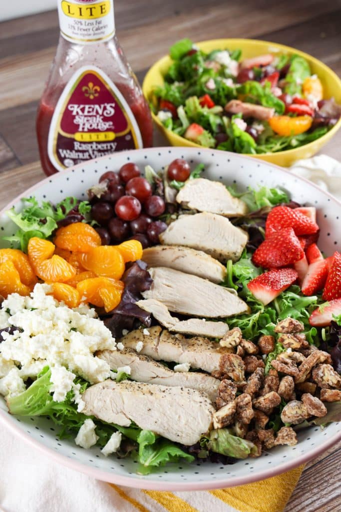 Longhorn Steakhouse Grilled Chicken & Strawberry Salad