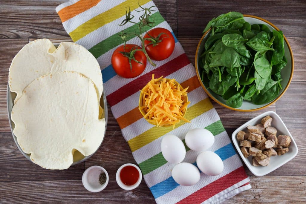 Tortilla Egg Bake