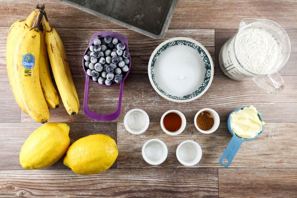 Lemon Blueberry Banana Bread
