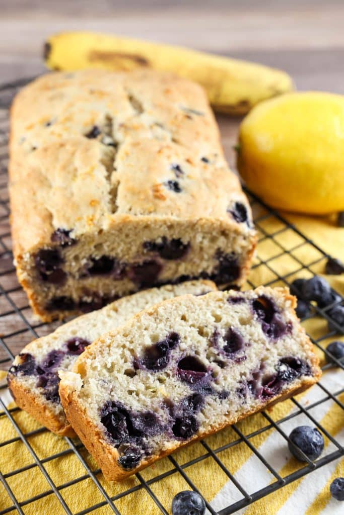 Lemon Blueberry Banana Bread