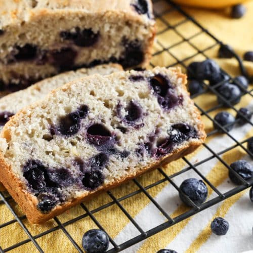 Lemon Blueberry Banana Bread