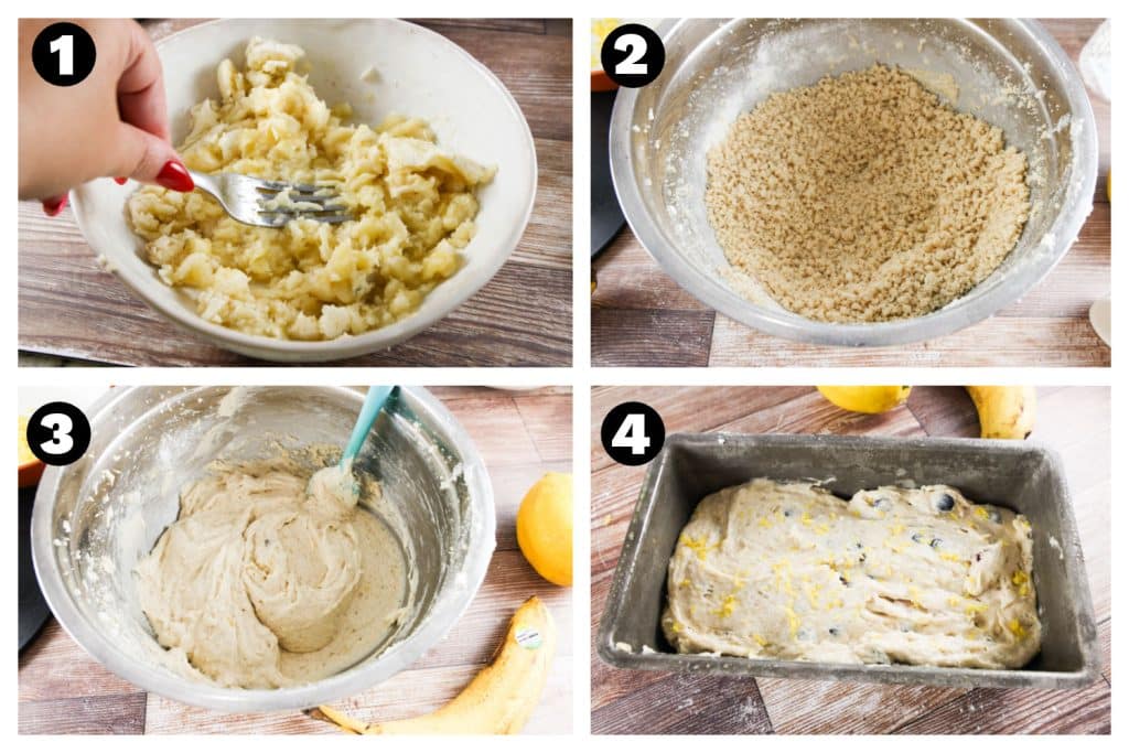 Lemon Blueberry Banana Bread