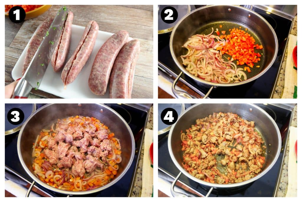 how to make Gordon Ramsay Sausage Rice