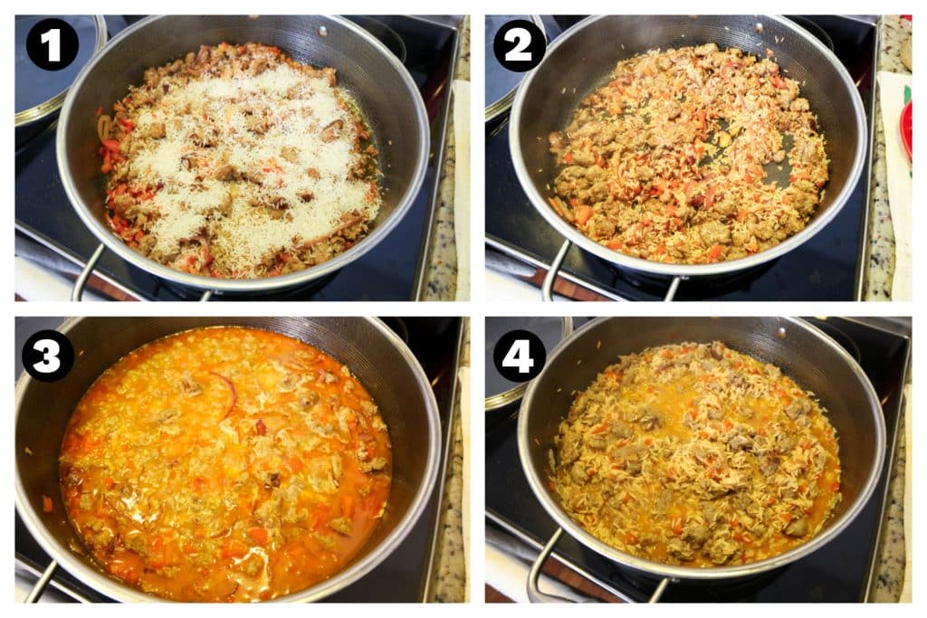 how to make Gordon Ramsay Sausage Rice