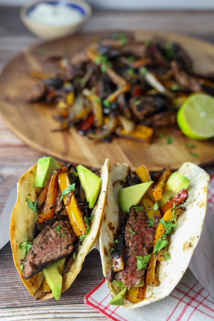 Steak Fajitas on the Blackstone