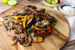 Steak Fajitas on the Blackstone