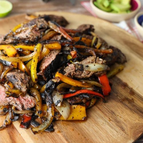 Steak Fajitas on the Blackstone