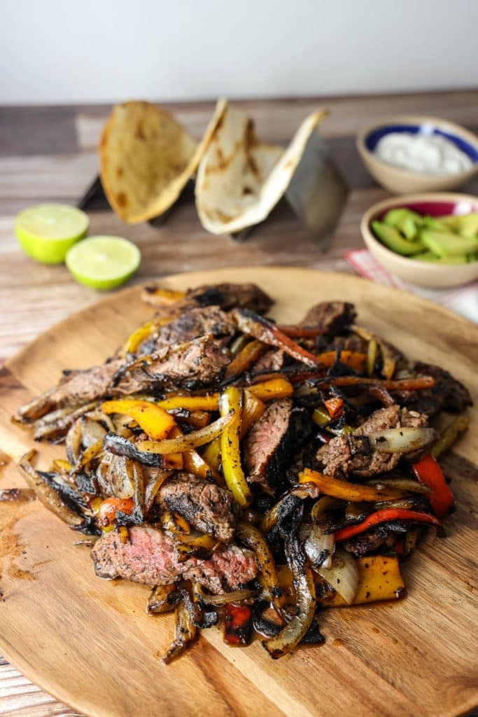 Steak Fajitas on the Blackstone