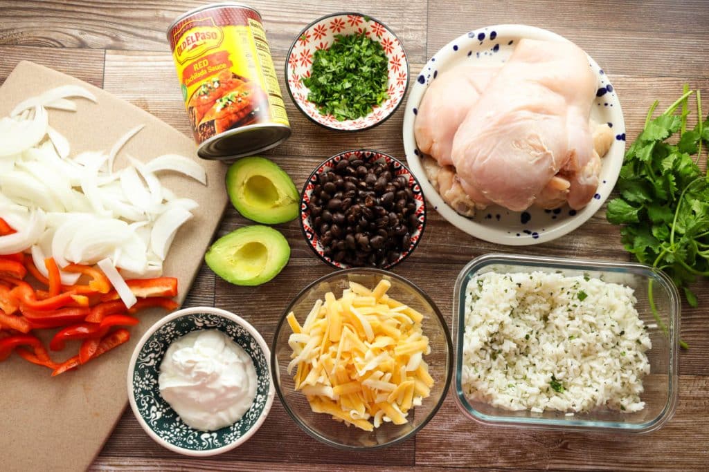 Chicken Enchilada Bowl