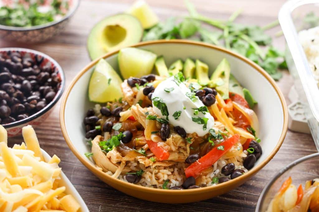 Chicken Enchilada Bowl