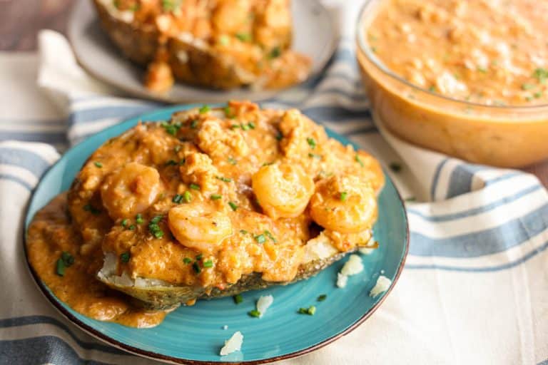 Seafood Stuffed Potatoes