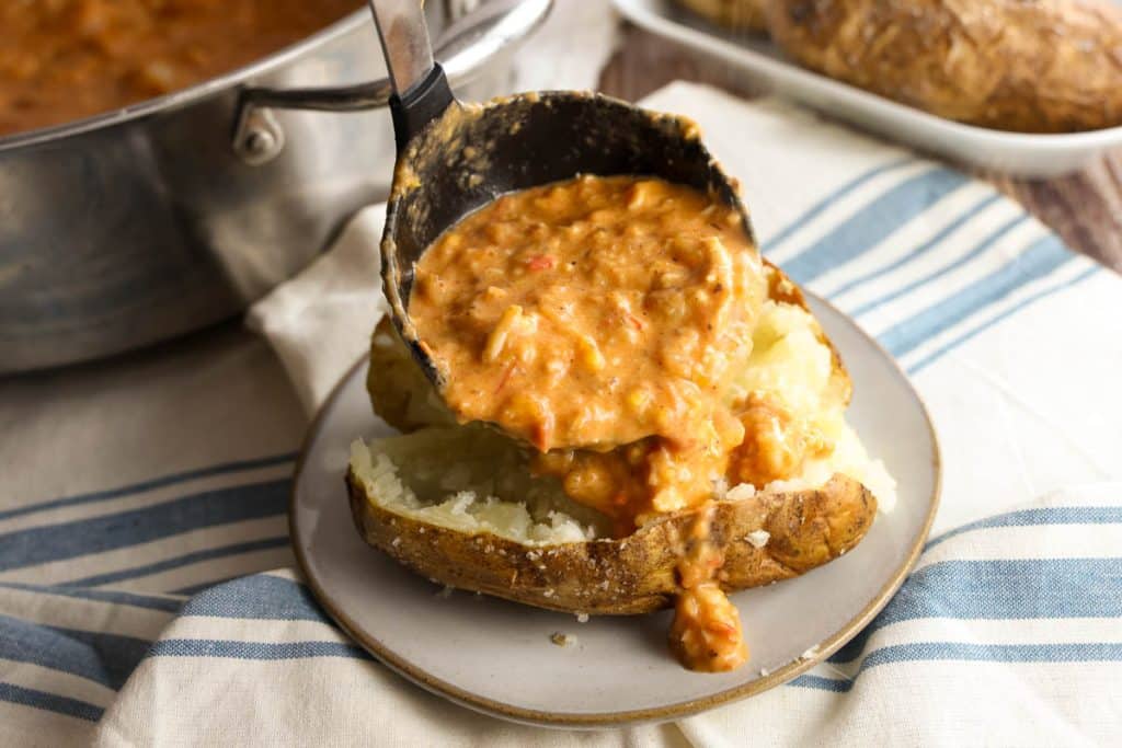 Seafood Stuffed Potatoes
