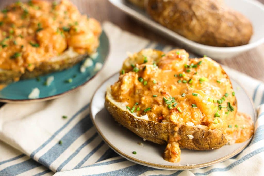 Seafood Stuffed Potatoes