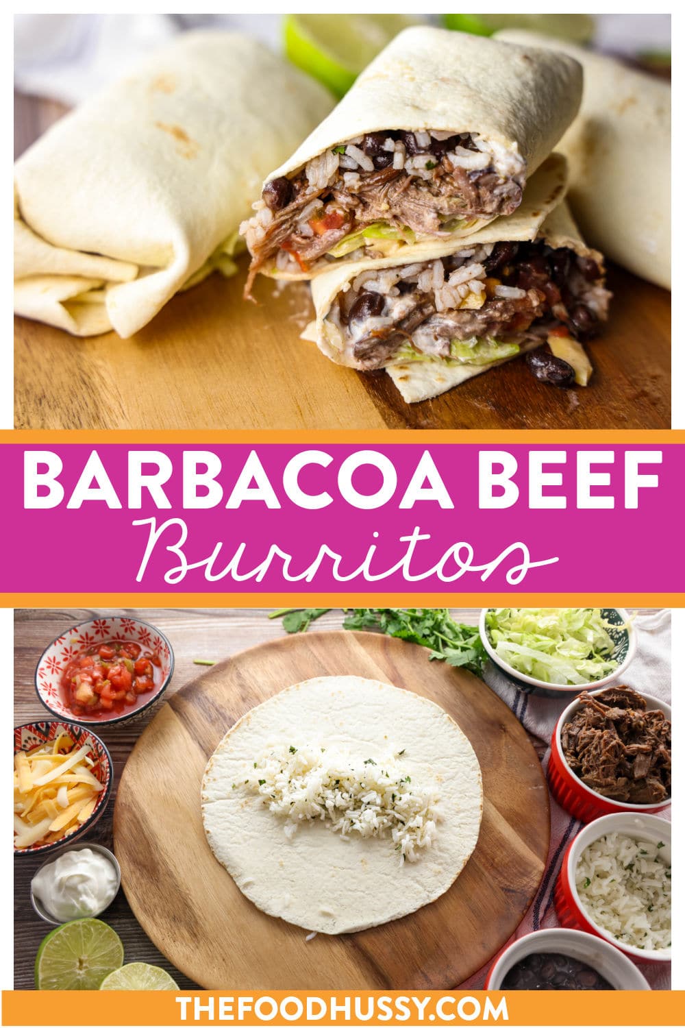 Indulge in Barbacoa Burritos that rival Chipotle’s finest! Picture tender, slow-cooked Barbacoa beef infused with rich spices, nestled in a bed of zesty cilantro lime rice, and topped with all your favorite fixings. The ultimate part? You customize every bite to your taste, all while saving a few bucks! via @foodhussy