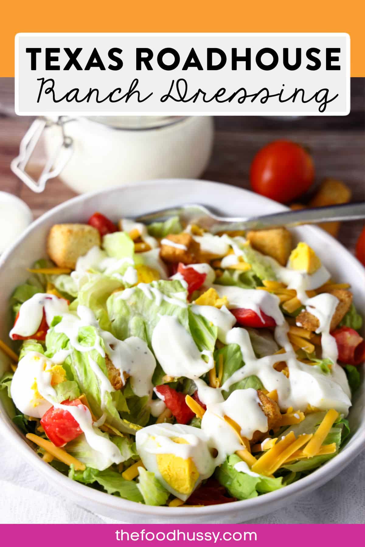Texas Roadhouse ranch dressing is so popular that many fans try to recreate the recipe at home - but I've got the secret recipe for you! Whether drizzled over a crispy salad, a dunking sauce for veggies and chicken wings or used as a topping for a juicy burger, this dressing never fails to impress. via @foodhussy