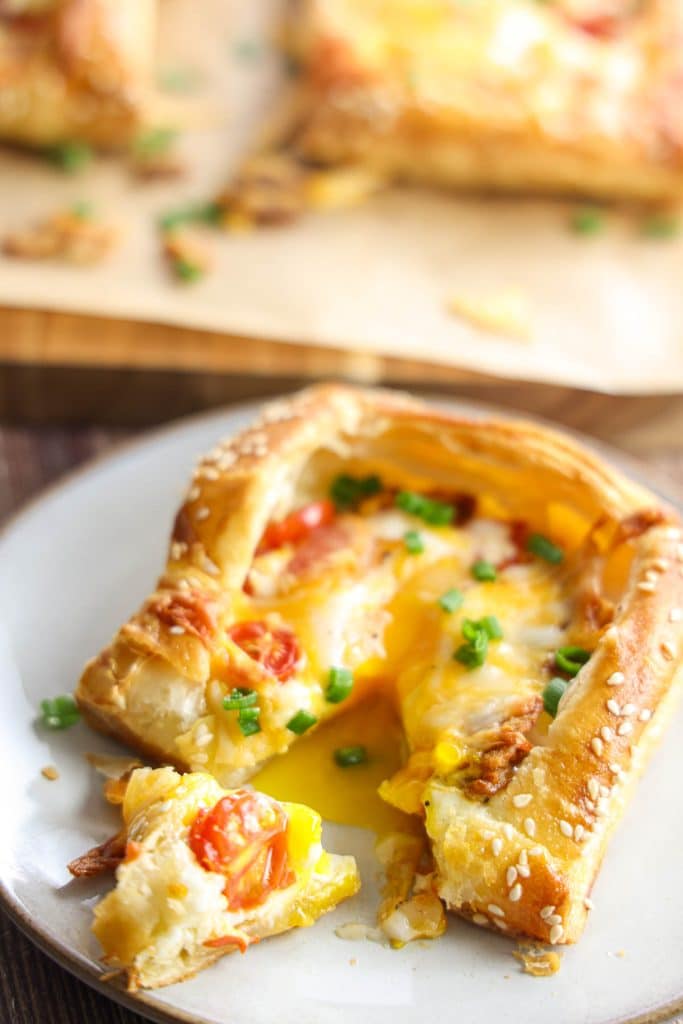 puff pastry breakfast tarts
