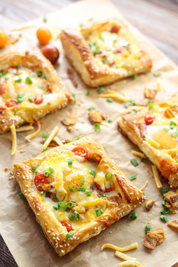 puff pastry breakfast tarts