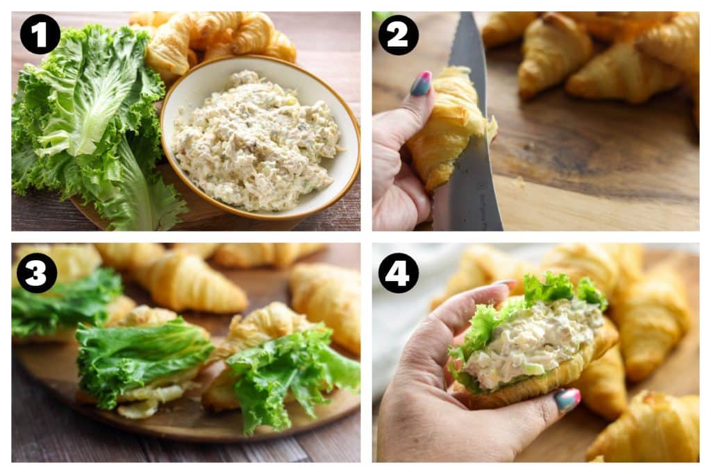 Mini Croissant Sandwiches