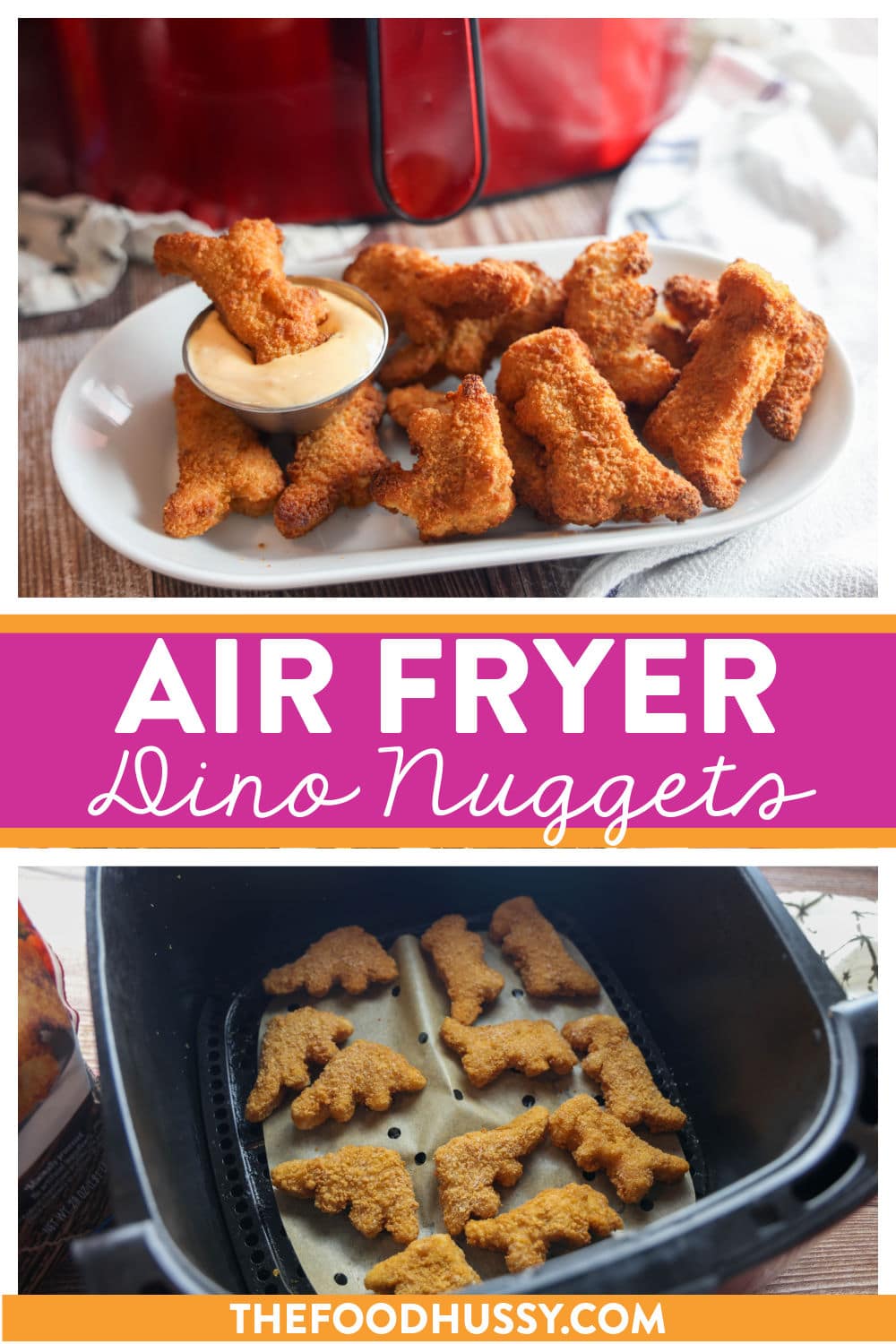 Tyson Fun Nuggets in the Air Fryer are a super quick snack for kids and picky eaters of all ages! There's no mess and they are done to perfect crispiness in less than 10 minutes!  via @foodhussy