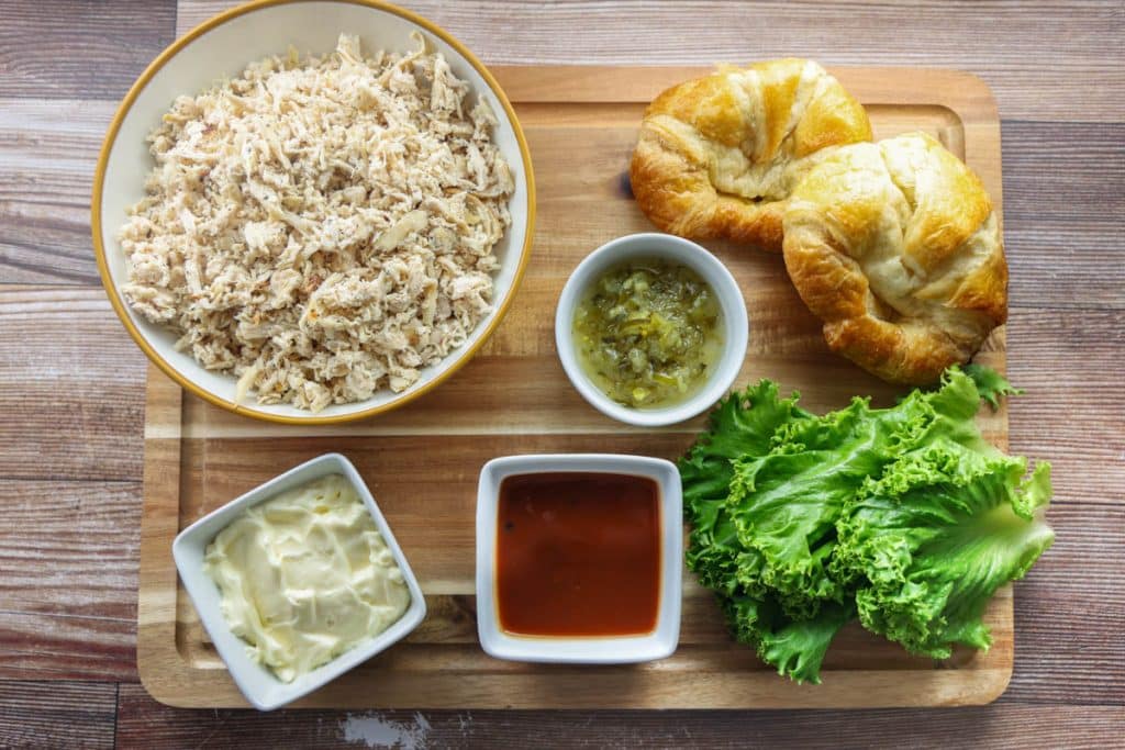 Chicken Salad Chick Barbie Q ingredients
