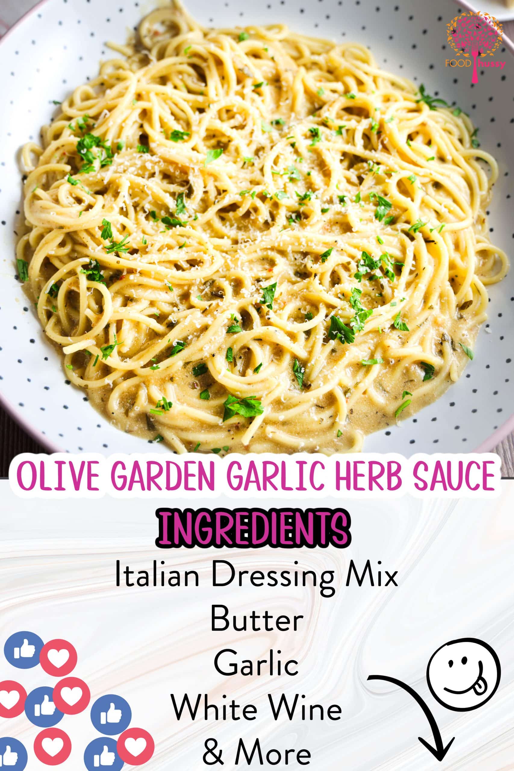 Olive Garden just announced a new sauce to their Pasta Sauce lineup and I was there to try it the first week! The new Olive Garden Garlic Herb Sauce is available nationwide and is a deliciously LIGHT sauce full of garlic, herbs and a little bit of creamy texture. via @foodhussy