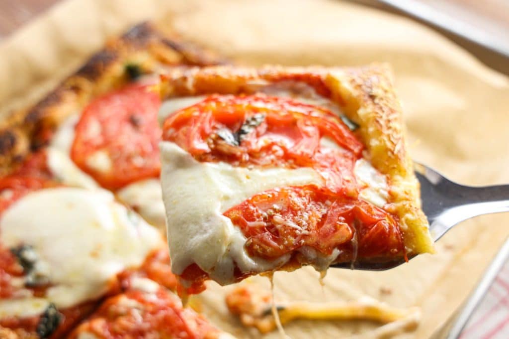 Puff pastry pizza