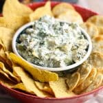 Spinach Artichoke Dip with no mayo