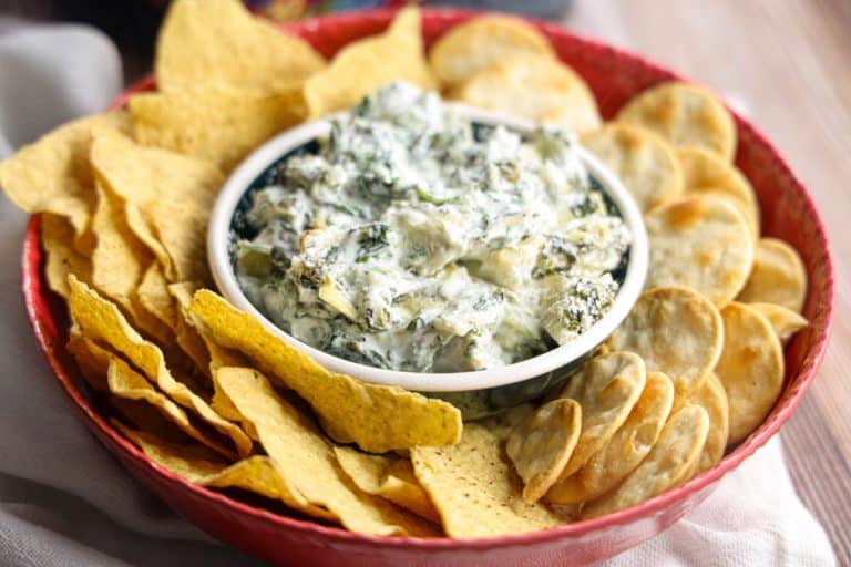 Spinach Artichoke Dip with no mayo