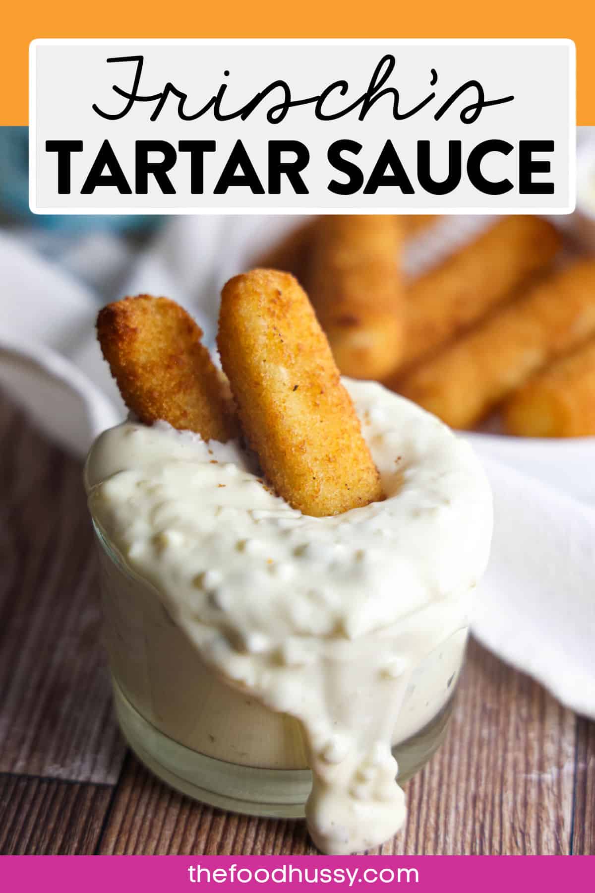 Frisch's Tartar Sauce is beloved in Cincinnati - it's also creamy, tangy and delicious! Frisch's famous Tartar Sauce is the perfect compliment to any fish - and also perfect on a cheeseburger!!! (I promise!) via @foodhussy