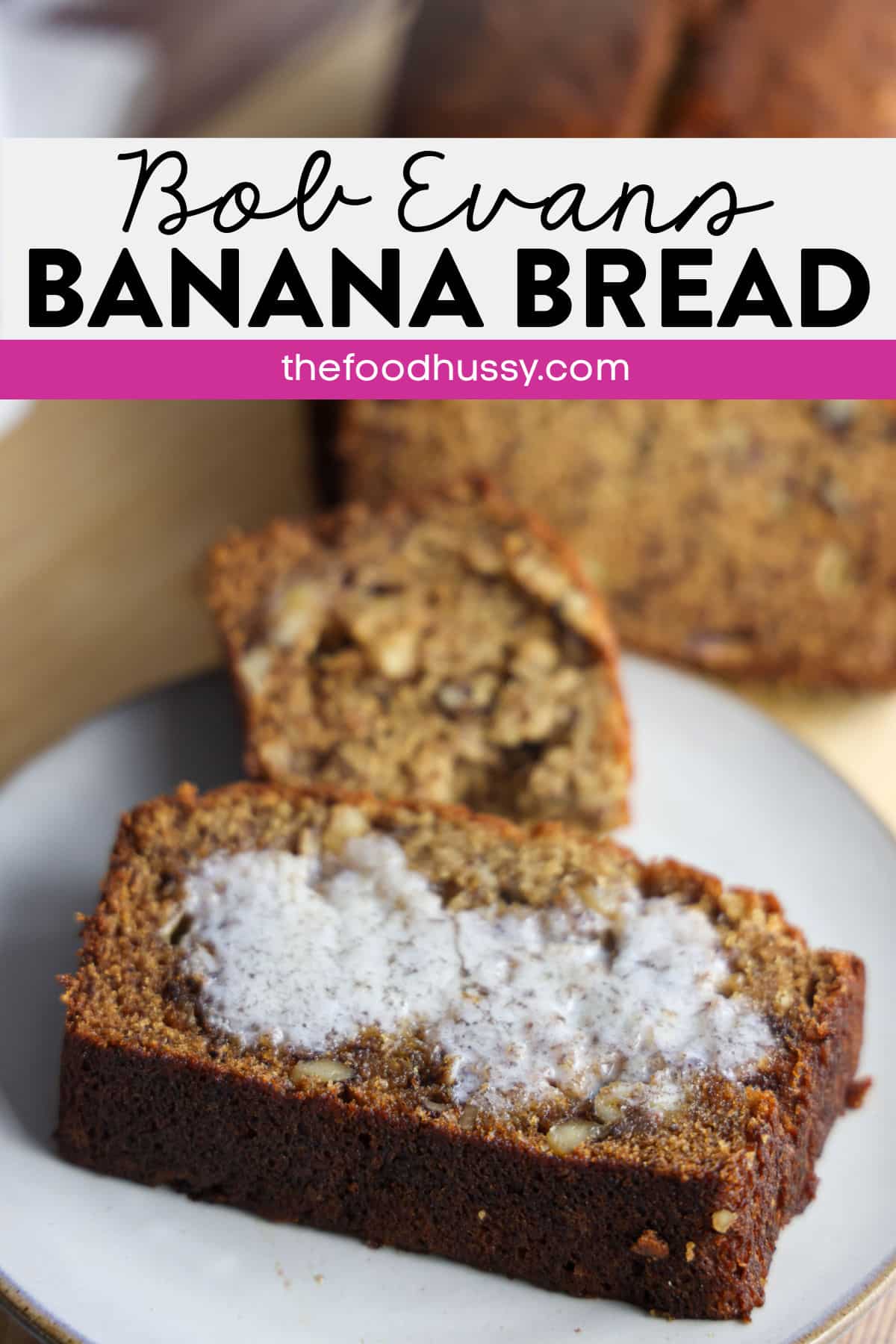 This Bob Evans Banana Bread is pure comfort in every slice—moist, rich and packed with that irresistible homemade banana flavor.  via @foodhussy