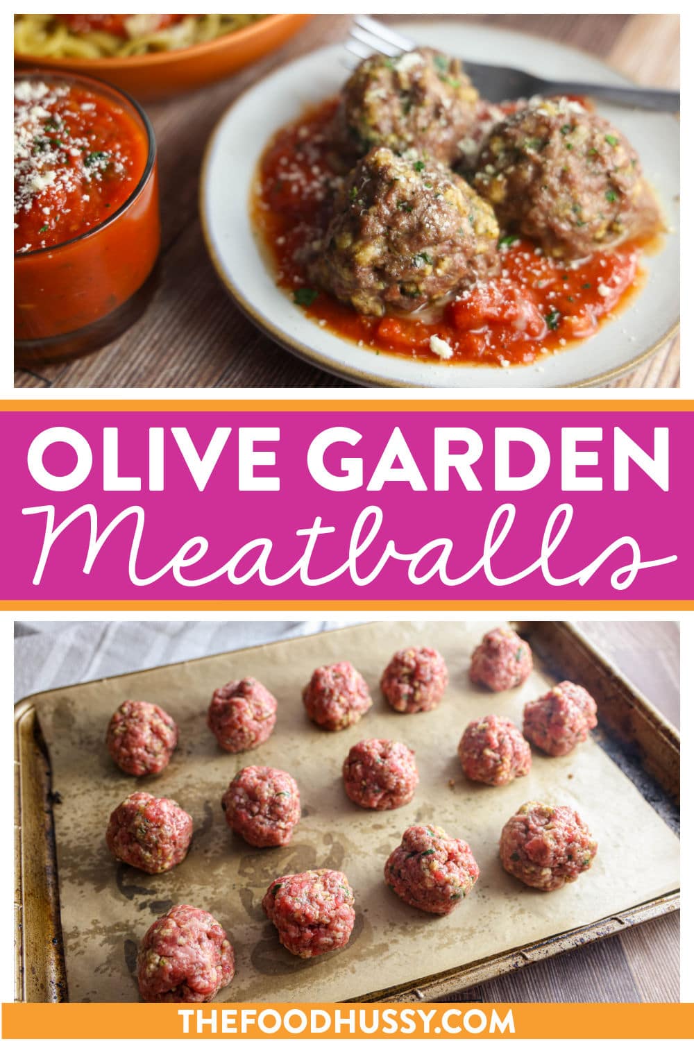 This copycat recipe for Olive Garden Meatballs has all the flavor of those meatballs you love! One of Olive Garden's most popular dishes and these will melt in your mouth! These meatballs are perfect on top of spaghetti or even in a meatball sandwich!  via @foodhussy