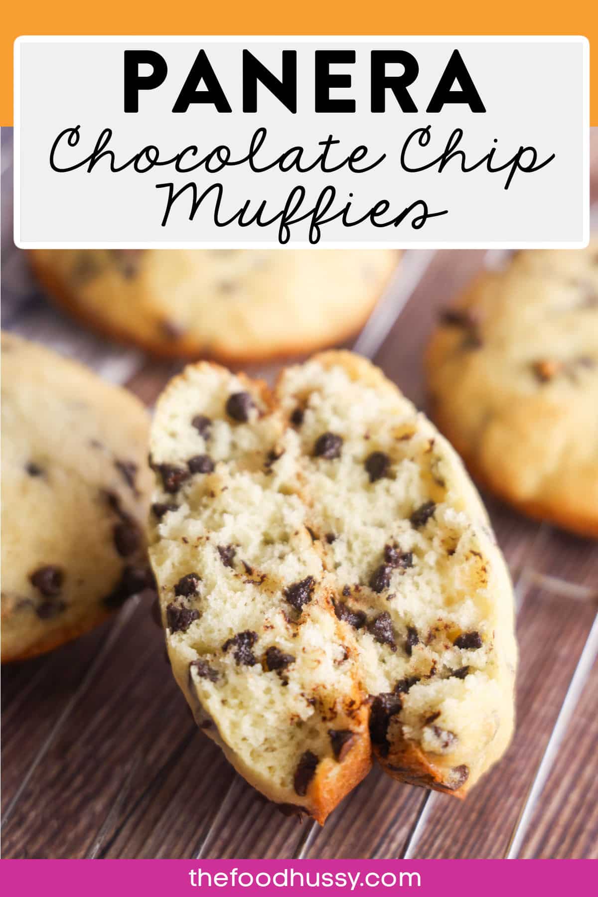 These Copycat Panera Chocolate Chip Muffies are so delicious and easy to make - they'll keep you out of the Panera Bread Drive-Thru! Light and fluffy muffin TOPS loaded with chocolate chips. These copycat muffies literally melt in your mouth!  via @foodhussy