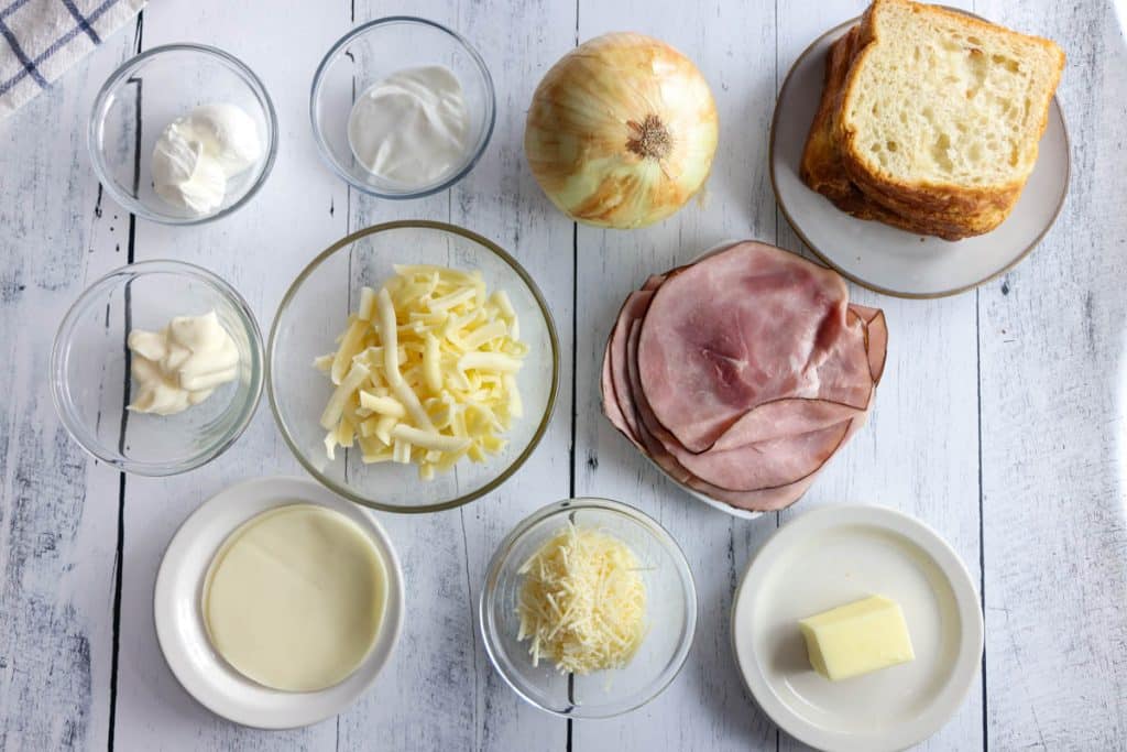 Panera Croque Monsieur Croissant Toast Sandwich ingredients