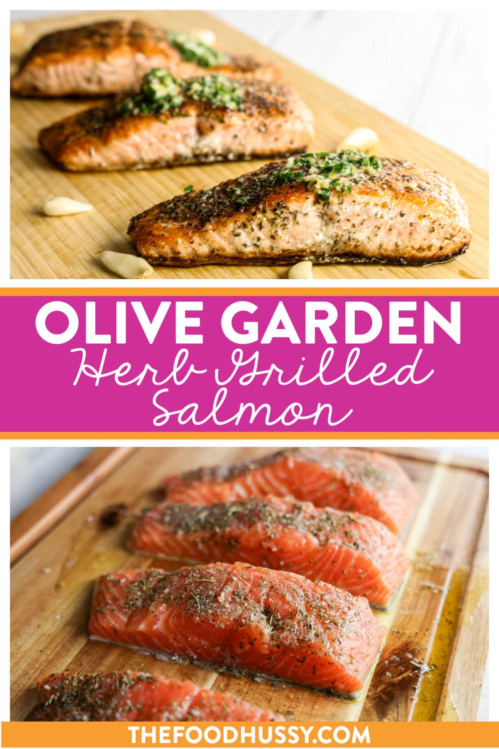 This Copycat Olive Garden Herb Grilled Salmon is tender, flaky, and perfectly seared for that restaurant-style char. It’s topped with a luscious garlic herb butter that melts right into the fish for a rich, flavorful finish you’ll crave! via @foodhussy
