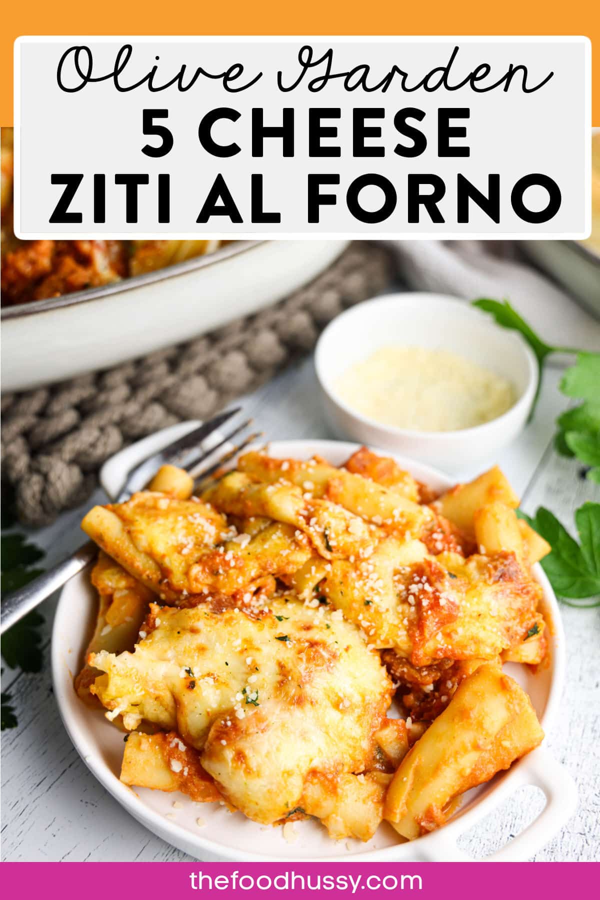 Olive Garden Five Cheese Ziti al Forno is the ultimate pasta dupe—ziti noodles swimming in a bold, cheesy blend of marinara and Alfredo, with five Italian cheeses baked right in. Topped with gooey mozzarella and baked to perfection, it’s like date night at Olive Garden… minus the bill and the awkward waiter small talk. 🍝😏 via @foodhussy