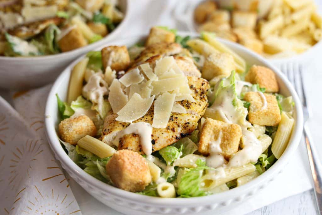 Cheddar's Chicken Caesar Pasta Salad